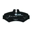 Jeu de 4 plaquettes de frein arrière HELLA PAGID 8DB 355 008-651 - Visuel 3