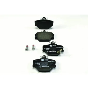 Jeu de 4 plaquettes de frein avant HELLA PAGID 8DB 355 008-721