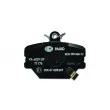 Jeu de 4 plaquettes de frein avant HELLA PAGID 8DB 355 008-721 - Visuel 3