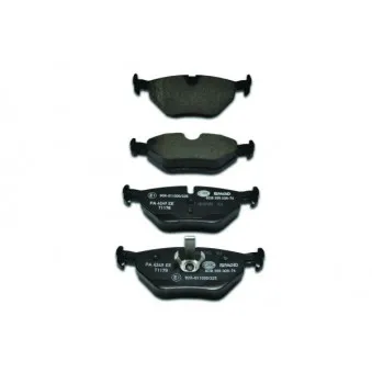 Jeu de 4 plaquettes de frein arrière HELLA PAGID 8DB 355 008-761