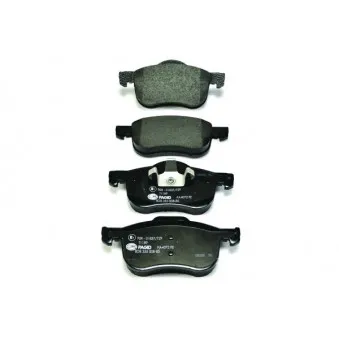 Jeu de 4 plaquettes de frein avant HELLA PAGID 8DB 355 008-851