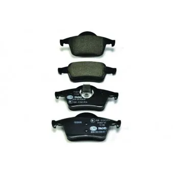 Jeu de 4 plaquettes de frein arrière HELLA PAGID 8DB 355 008-871