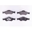 Jeu de 4 plaquettes de frein avant HELLA PAGID 8DB 355 008-891 - Visuel 1