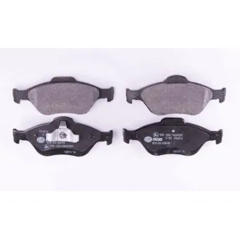 Jeu de 4 plaquettes de frein avant HELLA PAGID 8DB 355 008-901