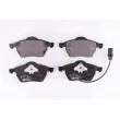 Jeu de 4 plaquettes de frein avant HELLA PAGID 8DB 355 008-911 - Visuel 1