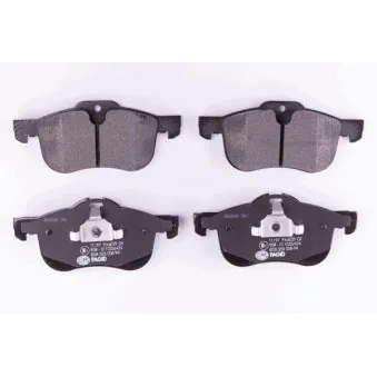 Jeu de 4 plaquettes de frein avant HELLA PAGID 8DB 355 008-941