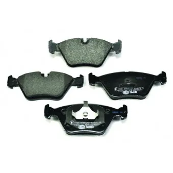 Jeu de 4 plaquettes de frein avant HELLA PAGID 8DB 355 008-971