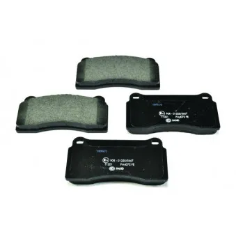 Jeu de 4 plaquettes de frein avant HELLA PAGID 8DB 355 008-981