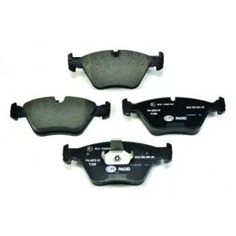 Jeu de 4 plaquettes de frein avant HELLA PAGID 8DB 355 009-001