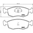 Jeu de 4 plaquettes de frein avant HELLA PAGID 8DB 355 009-131 - Visuel 2