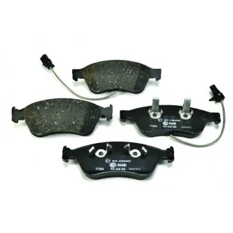 Jeu de 4 plaquettes de frein avant HELLA PAGID 8DB 355 009-211