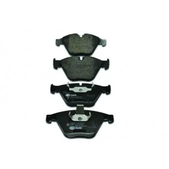 Jeu de 4 plaquettes de frein avant HELLA PAGID 8DB 355 009-271