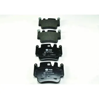 Jeu de 4 plaquettes de frein avant HELLA PAGID 8DB 355 009-281