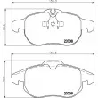 Jeu de 4 plaquettes de frein avant HELLA PAGID 8DB 355 009-311 - Visuel 2