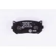 Jeu de 4 plaquettes de frein arrière HELLA PAGID 8DB 355 009-341 - Visuel 3