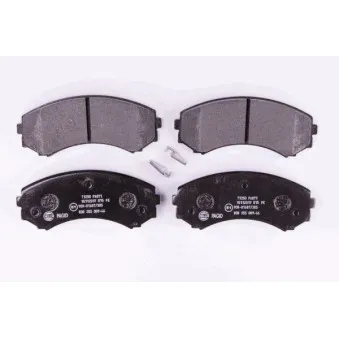 Jeu de 4 plaquettes de frein avant HELLA PAGID 8DB 355 009-461