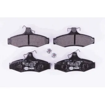 Jeu de 4 plaquettes de frein arrière HELLA PAGID 8DB 355 009-491