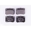 Jeu de 4 plaquettes de frein arrière HELLA PAGID 8DB 355 009-501 - Visuel 1