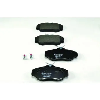 Jeu de 4 plaquettes de frein avant HELLA PAGID 8DB 355 009-531