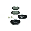 Jeu de 4 plaquettes de frein arrière HELLA PAGID 8DB 355 009-541 - Visuel 1