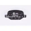 Jeu de 4 plaquettes de frein arrière HELLA PAGID 8DB 355 009-551 - Visuel 3