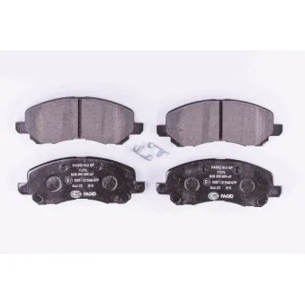 Jeu de 4 plaquettes de frein avant HELLA PAGID 8DB 355 009-671
