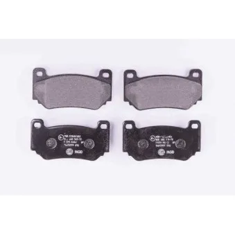 Jeu de 4 plaquettes de frein avant HELLA PAGID 8DB 355 009-721