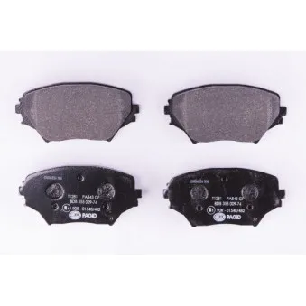 Jeu de 4 plaquettes de frein avant HELLA PAGID 8DB 355 009-741