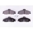 Jeu de 4 plaquettes de frein avant HELLA PAGID 8DB 355 009-751 - Visuel 1