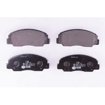 Jeu de 4 plaquettes de frein avant HELLA PAGID 8DB 355 009-781