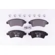 Jeu de 4 plaquettes de frein avant HELLA PAGID 8DB 355 009-871 - Visuel 1
