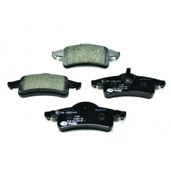 Jeu de 4 plaquettes de frein arrière HELLA PAGID 8DB 355 009-891