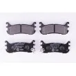 Jeu de 4 plaquettes de frein arrière HELLA PAGID 8DB 355 009-911 - Visuel 1