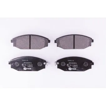 Jeu de 4 plaquettes de frein avant HELLA PAGID 8DB 355 009-961