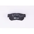 Jeu de 4 plaquettes de frein arrière HELLA PAGID 8DB 355 009-971 - Visuel 3