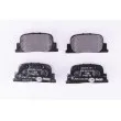 Jeu de 4 plaquettes de frein arrière HELLA PAGID 8DB 355 010-001 - Visuel 1