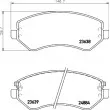 Jeu de 4 plaquettes de frein avant HELLA PAGID 8DB 355 010-051 - Visuel 2