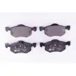Jeu de 4 plaquettes de frein avant HELLA PAGID 8DB 355 010-141 - Visuel 1