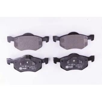 Jeu de 4 plaquettes de frein avant HELLA PAGID 8DB 355 010-141
