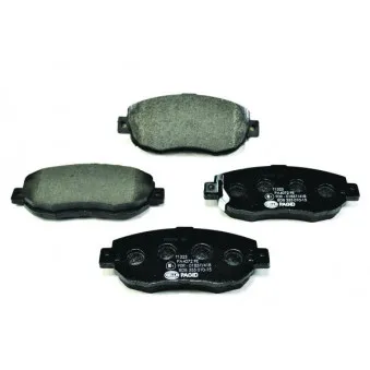 Jeu de 4 plaquettes de frein avant HELLA PAGID 8DB 355 010-151