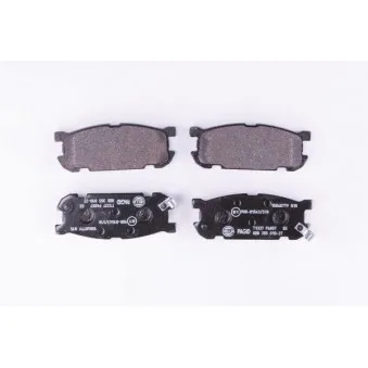 Jeu de 4 plaquettes de frein arrière HELLA PAGID 8DB 355 010-271