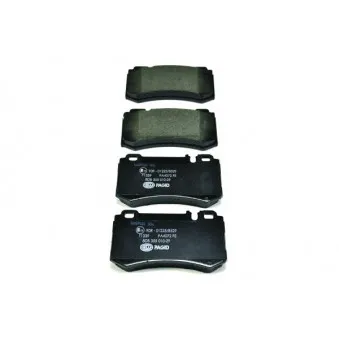 Jeu de 4 plaquettes de frein arrière HELLA PAGID 8DB 355 010-291