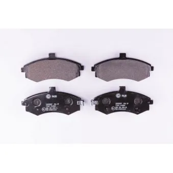 Jeu de 4 plaquettes de frein avant HELLA PAGID 8DB 355 010-481