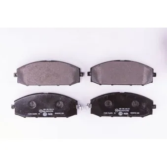 Jeu de 4 plaquettes de frein avant HELLA PAGID 8DB 355 010-511