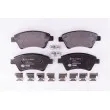 Jeu de 4 plaquettes de frein avant HELLA PAGID 8DB 355 010-541 - Visuel 1