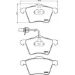 Jeu de 4 plaquettes de frein avant HELLA PAGID 8DB 355 010-631 - Visuel 2