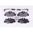Jeu de 4 plaquettes de frein arrière HELLA PAGID 8DB 355 010-661 - Visuel 1