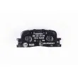 Jeu de 4 plaquettes de frein arrière HELLA PAGID 8DB 355 011-001 - Visuel 3