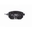 Jeu de 4 plaquettes de frein avant HELLA PAGID 8DB 355 011-101 - Visuel 3