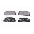 Jeu de 4 plaquettes de frein arrière HELLA PAGID 8DB 355 011-131 - Visuel 1